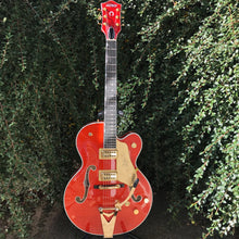 Load image into Gallery viewer, Gretsch Players Edition Nashville® Hollow Body with String-Thru Bigsby® Flame Maple - G6120TFM
